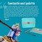Acrylic Paint Tray Miniature Painting. Stay Wet Palette for Painting Kit. 50pc Pallet Paper 2 Sponge Warhammer 40K Model Paint Brush Holder. Paint Mixing Accessories Storage Set